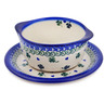 Polish Pottery Bouillon cup with saucer Lucky Clovers