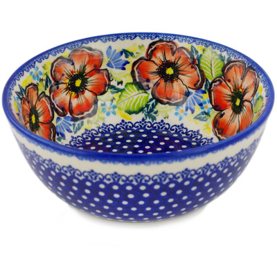 Polish Pottery Bowl 0&quot; UNIKAT