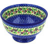 Polish Pottery Bowl 10&quot; Cherries Jubilee