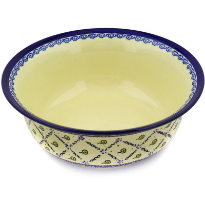 Polish Pottery Bowl 10&quot; Confetti