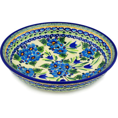 Polish Pottery Bowl 10" Evangeline UNIKAT
