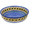 Polish Pottery Bowl 10&quot; Golden Autumn UNIKAT