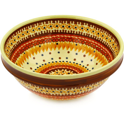 Polish Pottery Bowl 10&quot;