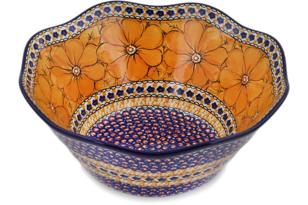 Bowl 10" Marigold Dreams