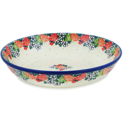 Polish Pottery Bowl 10&quot; Spring&#039;s Arrival