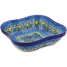 Polish Pottery Bowl 10&quot; Summer Garden UNIKAT