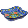 Polish Pottery Bowl 10&quot; Summer Rooster UNIKAT