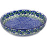 Polish Pottery Bowl 11&quot; Blueberry Fields Forever