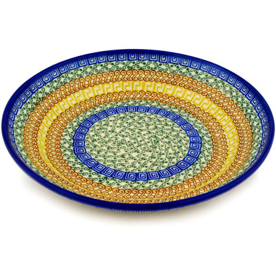 Polish Pottery Bowl 11&quot; Grecian Sea