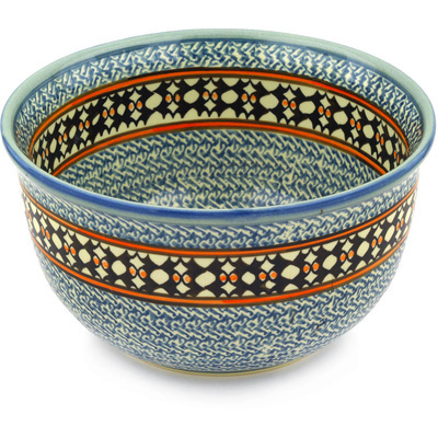 Polish Pottery Bowl 11&quot;