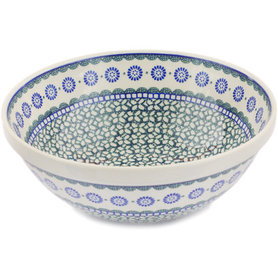 Polish Pottery Bowl 11&quot; Maia