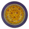 Polish Pottery Bowl 11&quot; Marigold Dreams UNIKAT