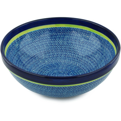 Polish Pottery Bowl 11" Midnight Eclipse