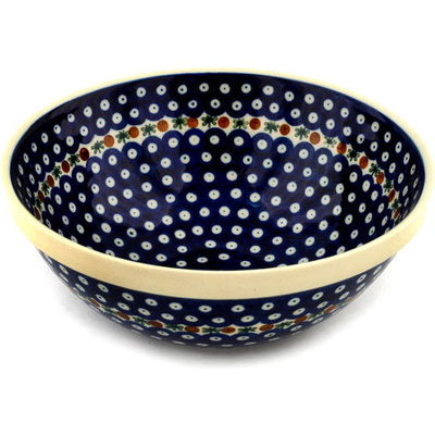 Polish Pottery Bowl 11" Mosquito