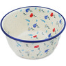 Polish Pottery Bowl 11&quot; Picking Field