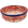 Polish Pottery Bowl 12&quot; Perfect Autumn UNIKAT
