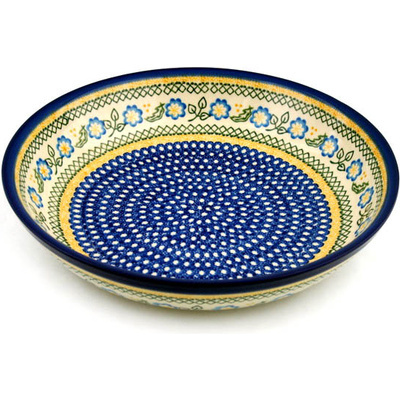 Polish Pottery Bowl 13&quot; Autumn Basket