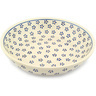 Polish Pottery Bowl 13&quot; Daisy Dots