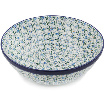 Polish Pottery Bowl 13" Summer Wind