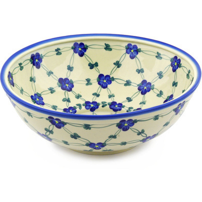 Polish Pottery Bowl 13&quot; UNIKAT