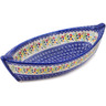 Polish Pottery Bowl 14&quot; Rainbow Delight UNIKAT