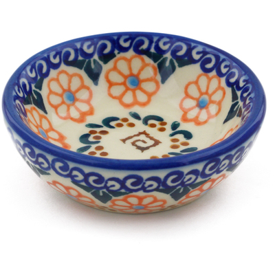 Polish Pottery Bowl 3&quot; Amarillo