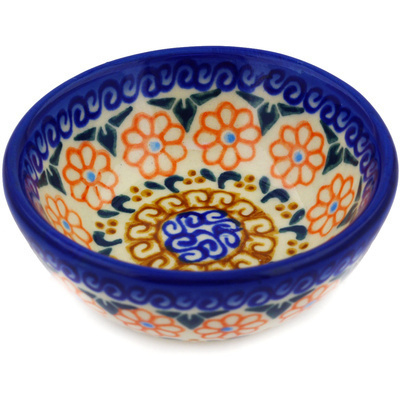 Polish Pottery Bowl 3&quot; Amarillo