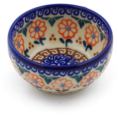 Polish Pottery Bowl 3&quot; Amarillo