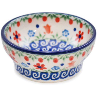 Polish Pottery Bowl 3&quot; Babcia&#039;s Garden