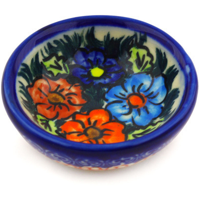 Polish Pottery Bowl 3&quot; Butterfly Splendor
