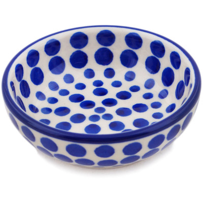 Polish Pottery Bowl 3&quot; Dandy Dots UNIKAT