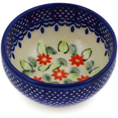 Polish Pottery Bowl 3" Elegant Garland