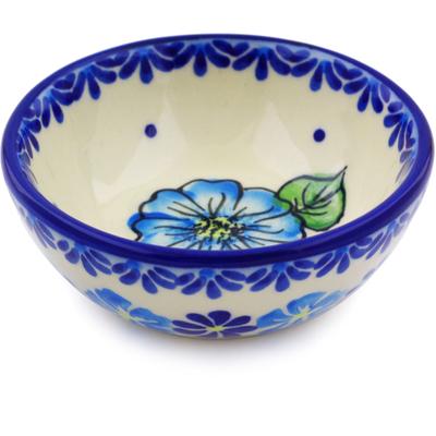 Polish Pottery Bowl 3&quot; Endless Summer UNIKAT
