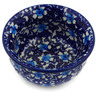 Polish Pottery Bowl 3&quot; Flowers On The Lake