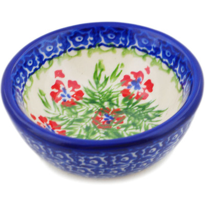 Polish Pottery Bowl 3&quot; Midsummer Bloom