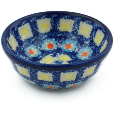 Polish Pottery Bowl 3&quot; Mosaic Tile
