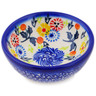 Polish Pottery Bowl 3&quot; Pastel Spring Wreath