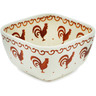 Polish Pottery Bowl 3&quot; Retro Rooster