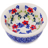 Polish Pottery Bowl 3&quot; Rings Of Happiness