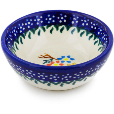 Polish Pottery Bowl 3&quot; Spring Flower Ring