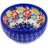 Polish Pottery Bowl 3&quot; Spring Flower Ring