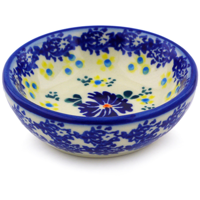 Polish Pottery Bowl 3&quot; Spring Meadow