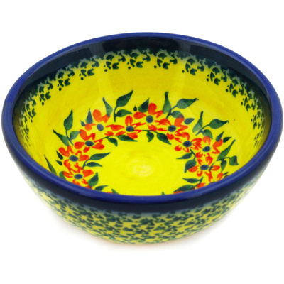 Polish Pottery Bowl 3&quot; UNIKAT