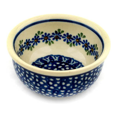Polish Pottery Bowl 3&quot; Wildflower Garland