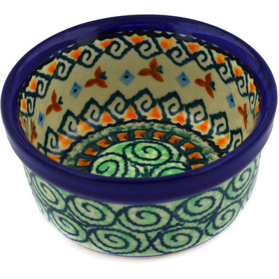 Polish Pottery Bowl 4&quot; Albuquerque UNIKAT