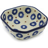 Polish Pottery Bowl 4&quot; Aster Polka Dot