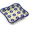 Polish Pottery Bowl 4&quot; Aster Polka Dot