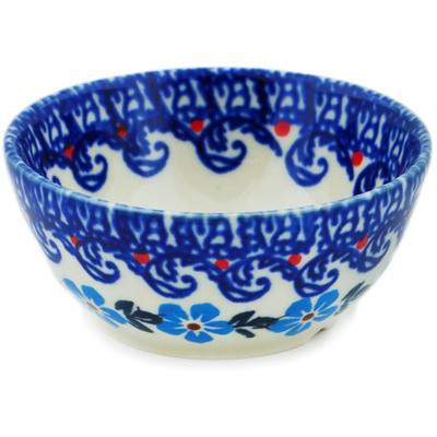 Polish Pottery Bowl 4&quot; Beach At Sunset UNIKAT