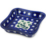 Polish Pottery Bowl 4&quot; Bleeding Heart Peacock