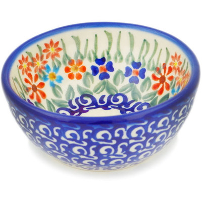 Polish Pottery Bowl 4&quot; Blissful Daisy